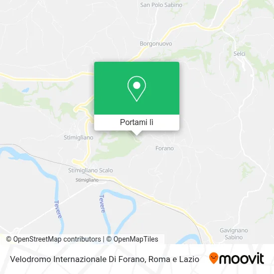 Mappa Velodromo Internazionale Di Forano