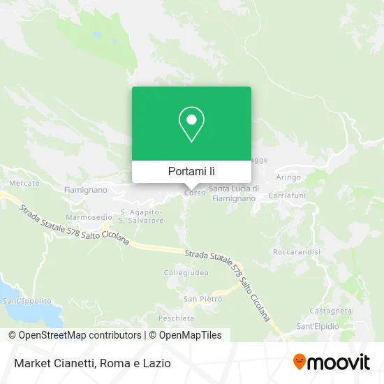 Mappa Market Cianetti