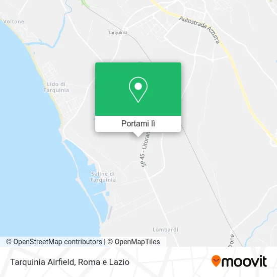 Mappa Tarquinia Airfield