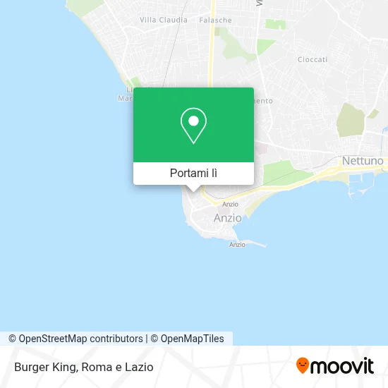 Mappa Burger King