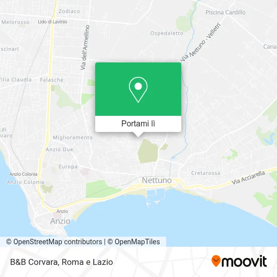 Mappa B&B Corvara