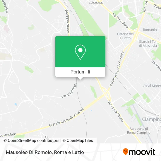 Mappa Mausoleo Di Romolo