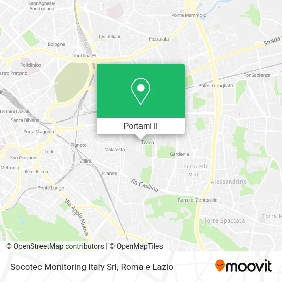 Mappa Socotec Monitoring Italy Srl