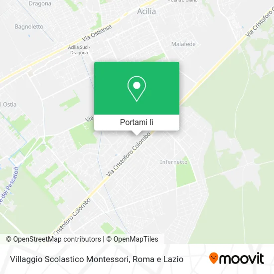 Mappa Villaggio Scolastico Montessori
