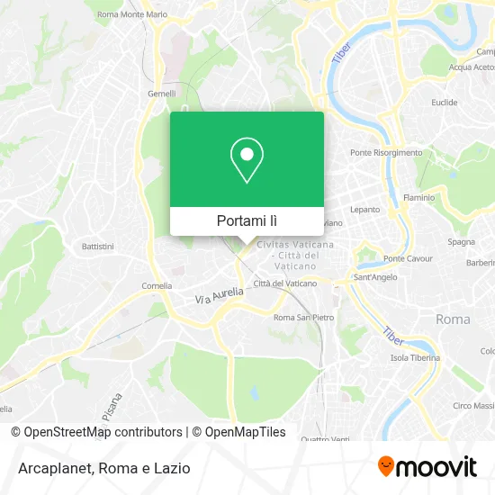 Mappa Arcaplanet