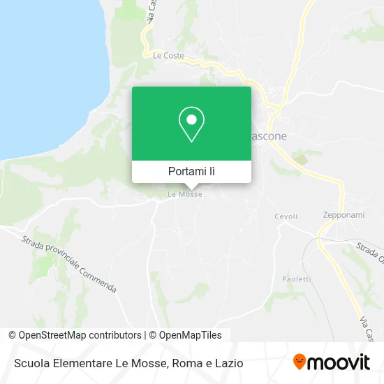 Mappa Scuola Elementare Le Mosse
