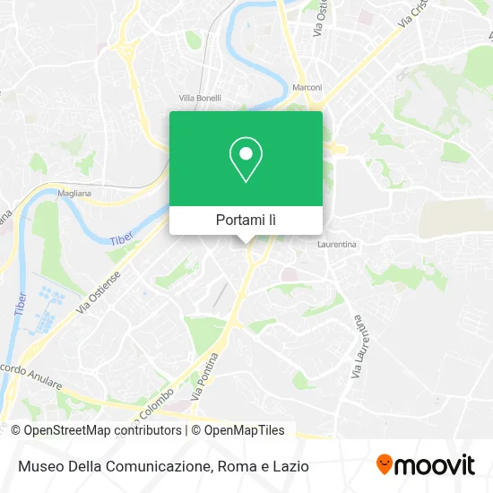 Mappa Museo Della Comunicazione