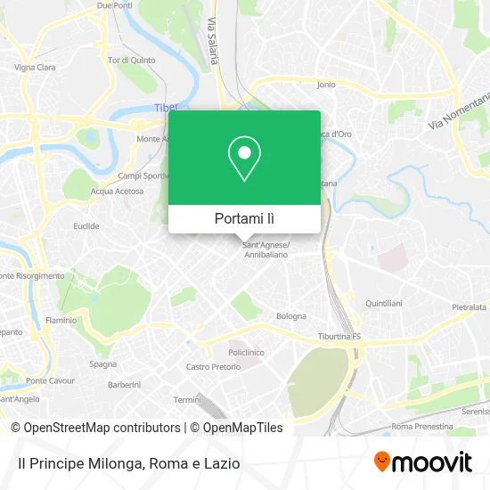 Mappa Il Principe Milonga