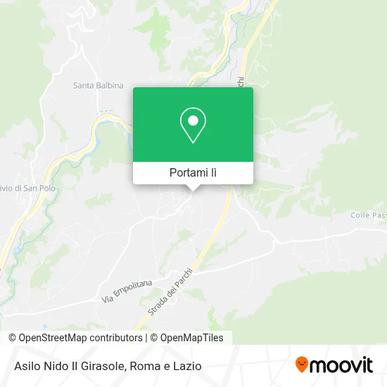 Mappa Asilo Nido Il Girasole