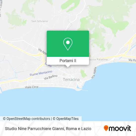 Mappa Studio Nine Parrucchiere Gianni