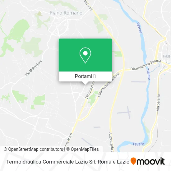 Mappa Termoidraulica Commerciale Lazio Srl