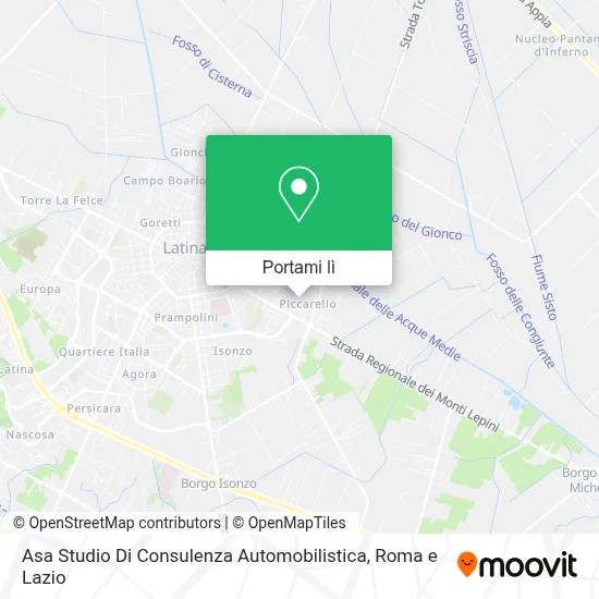 Mappa Asa Studio Di Consulenza Automobilistica
