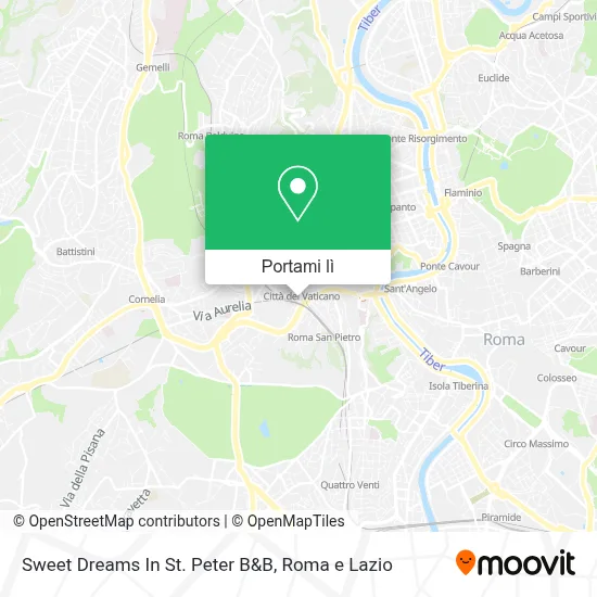 Mappa Sweet Dreams In St. Peter B&B