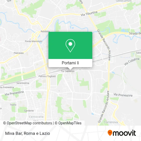 Mappa Miva Bar