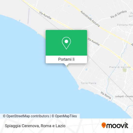 Mappa Spiaggia Cerenova