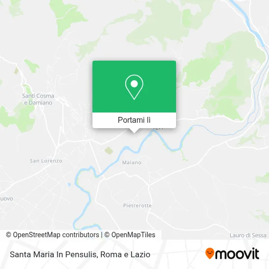 Mappa Santa Maria In Pensulis