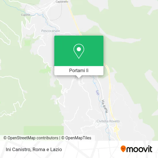 Mappa Ini Canistro