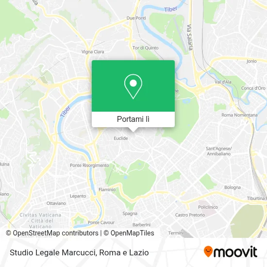 Mappa Studio Legale Marcucci
