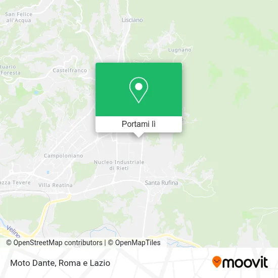 Mappa Moto Dante