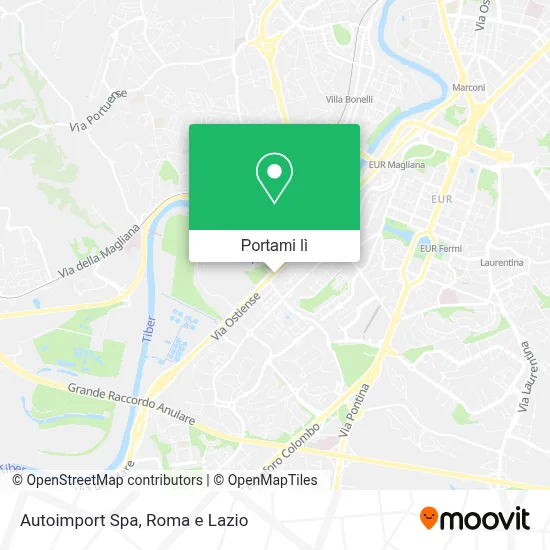 Mappa Autoimport Spa