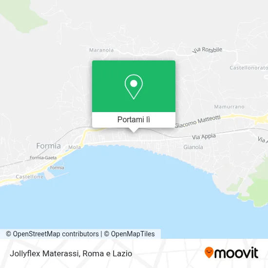 Mappa Jollyflex Materassi