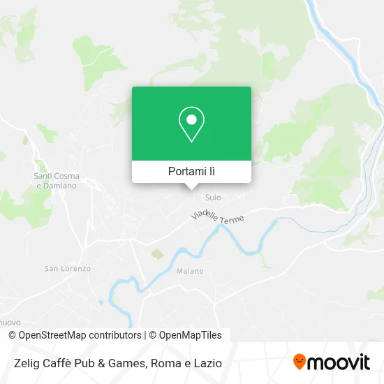 Mappa Zelig Caffè Pub & Games