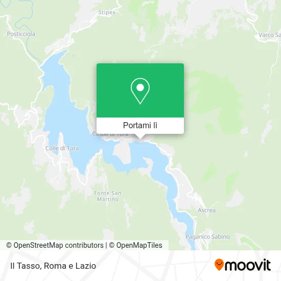 Mappa Il Tasso