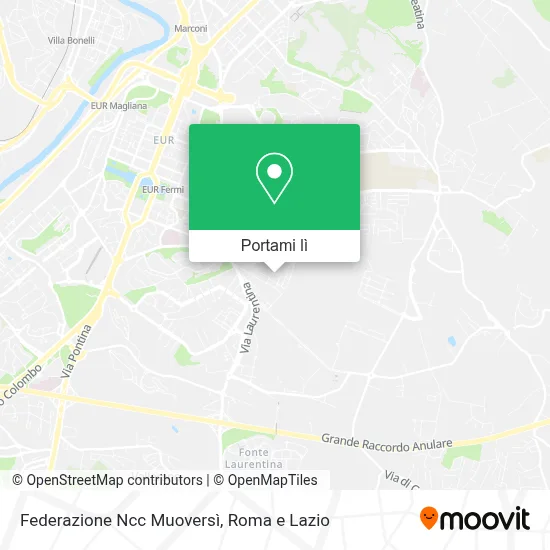 Mappa Federazione Ncc Muoversì
