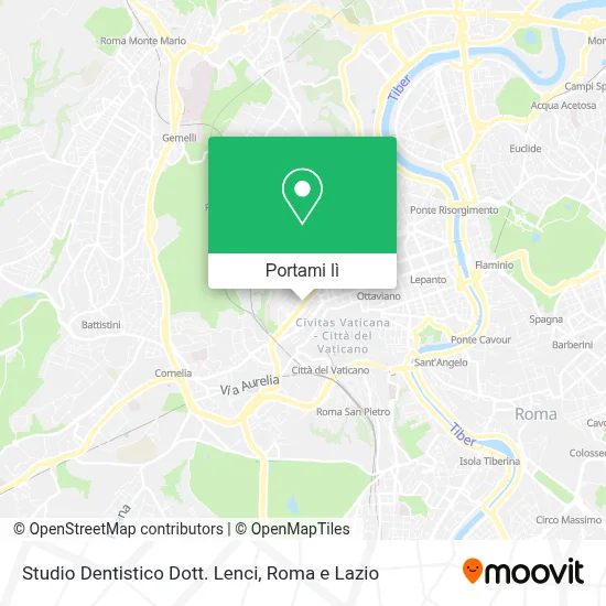 Mappa Studio Dentistico Dott. Lenci