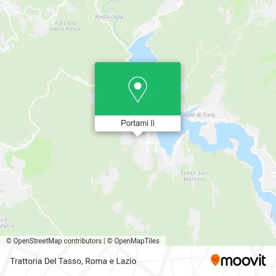Mappa Trattoria Del Tasso