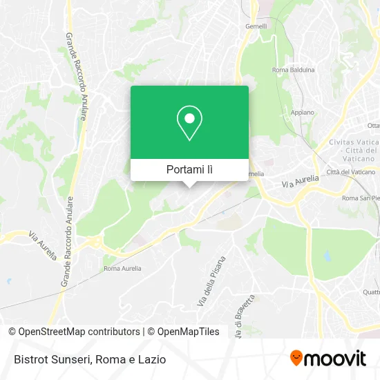 Mappa Bistrot Sunseri