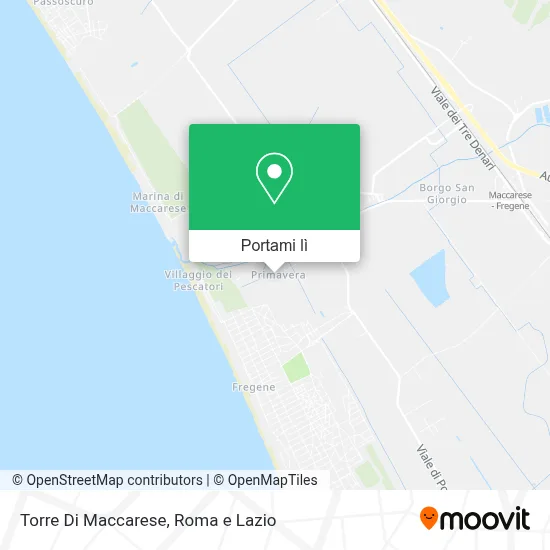 Mappa Torre Di Maccarese