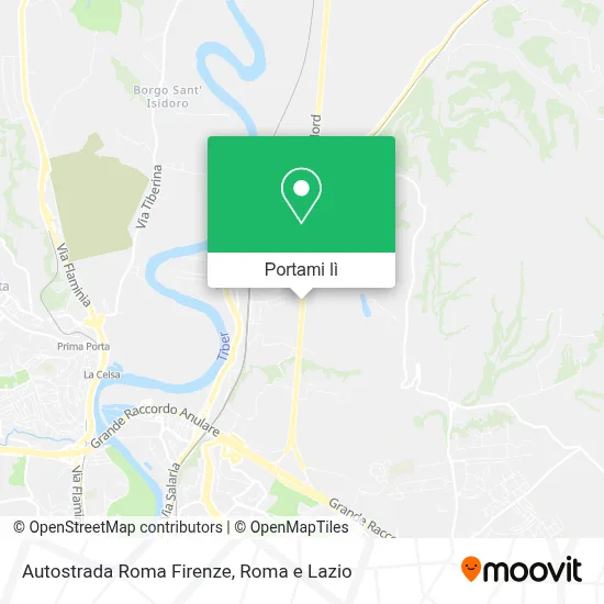 Mappa Autostrada Roma Firenze