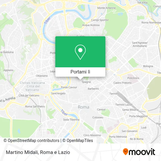 Mappa Martino Midali