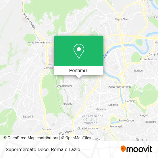 Mappa Supermercato Decò