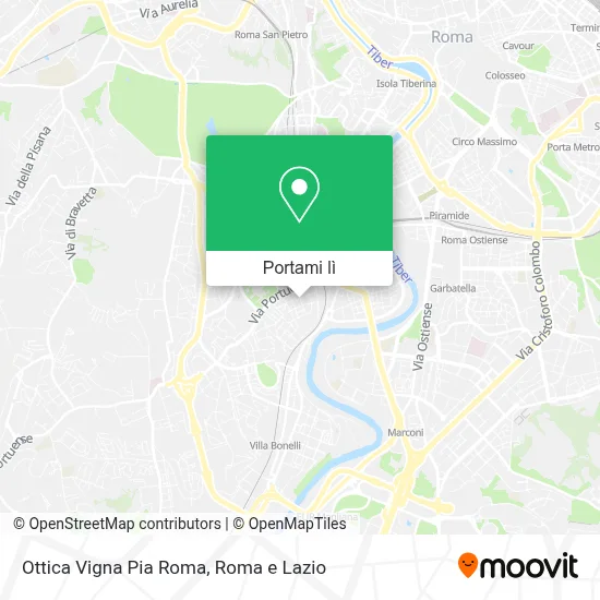Mappa Ottica Vigna Pia Roma