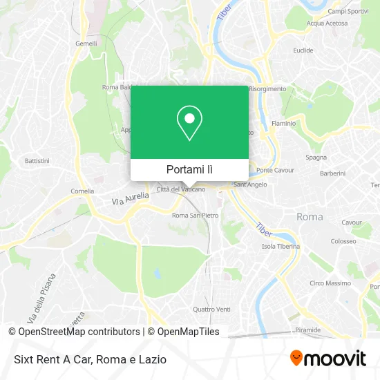 Mappa Sixt Rent A Car