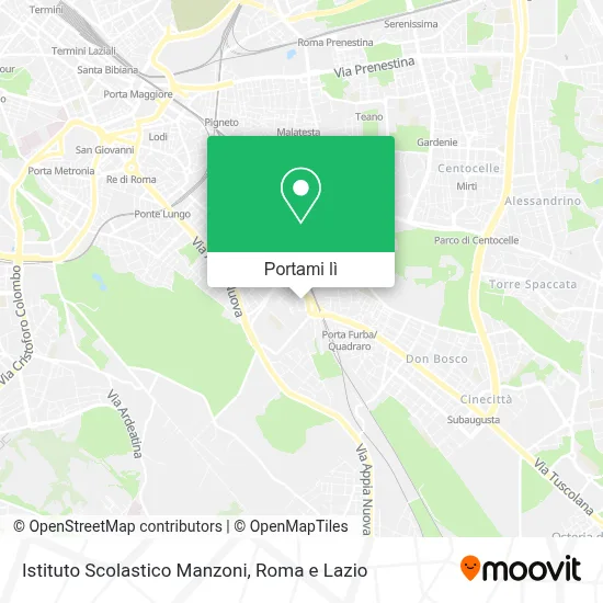 Mappa Istituto Scolastico Manzoni