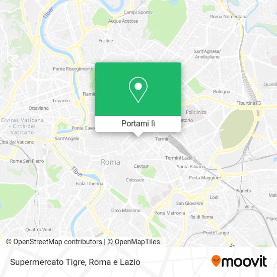 Mappa Supermercato Tigre