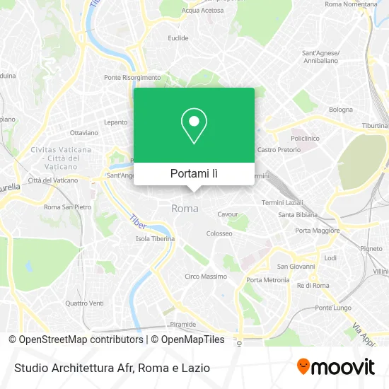 Mappa Studio Architettura Afr