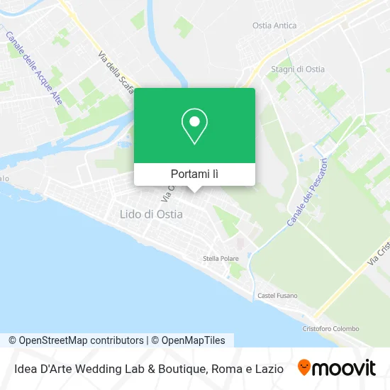 Mappa Idea D'Arte Wedding Lab & Boutique