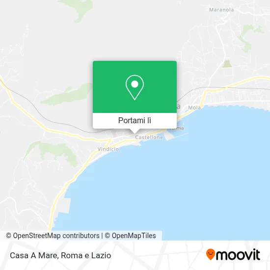Mappa Casa A Mare