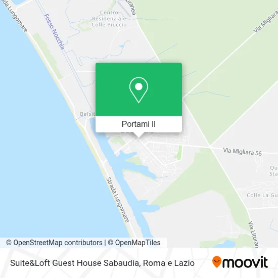 Mappa Suite&Loft Guest House Sabaudia