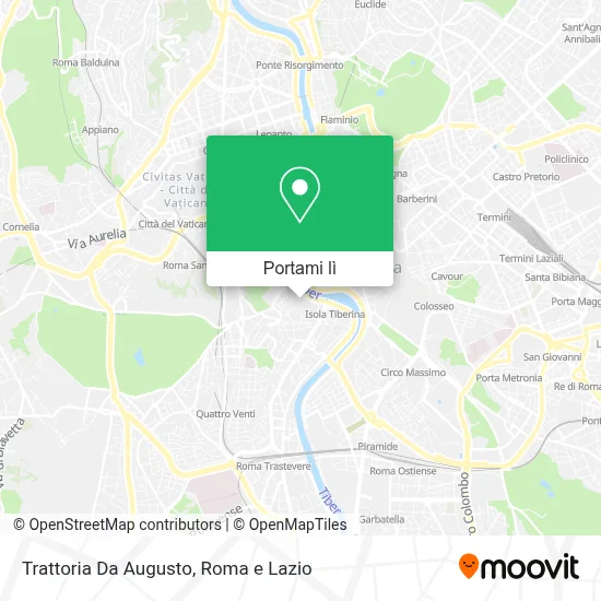 Mappa Trattoria Da Augusto