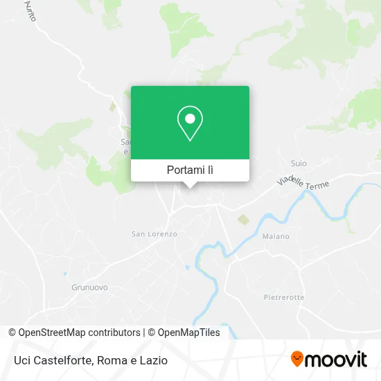 Mappa Uci Castelforte