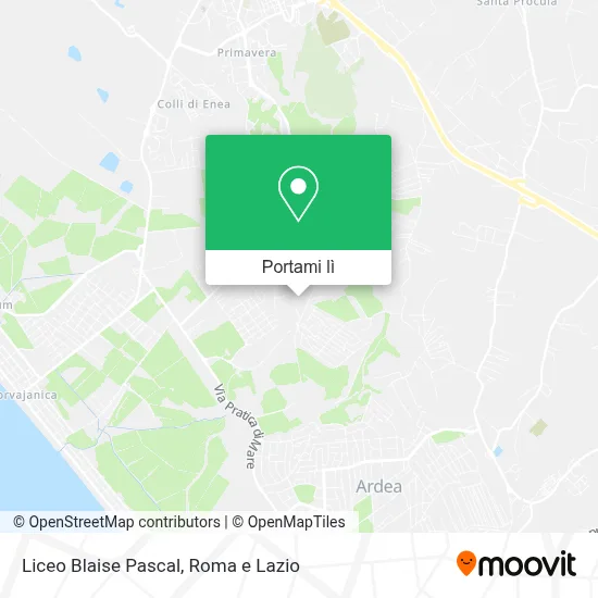 Mappa Liceo Blaise Pascal