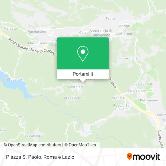 Mappa Piazza S. Paolo