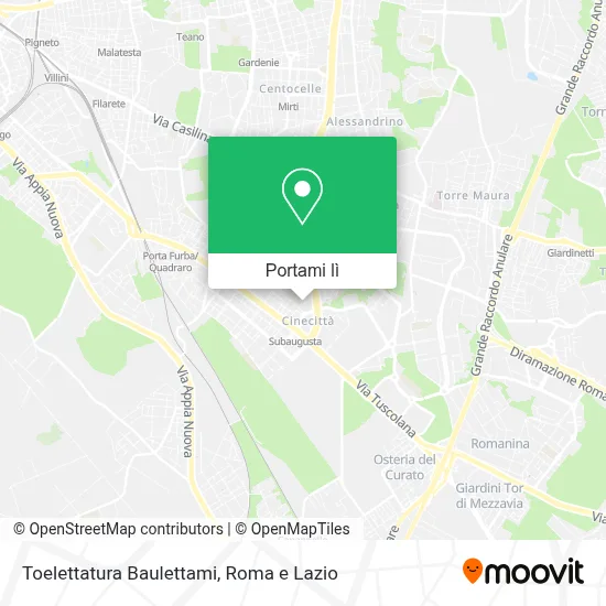 Mappa Toelettatura Baulettami