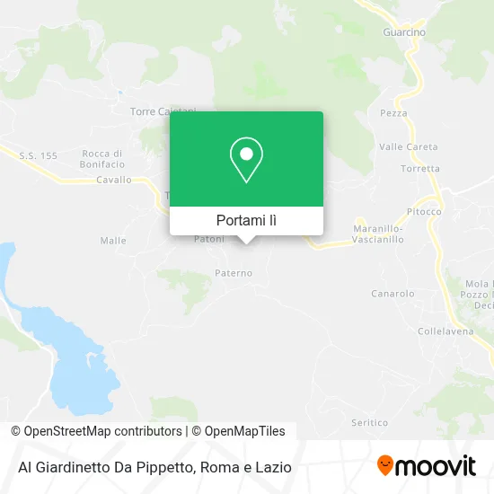 Mappa Al Giardinetto Da Pippetto