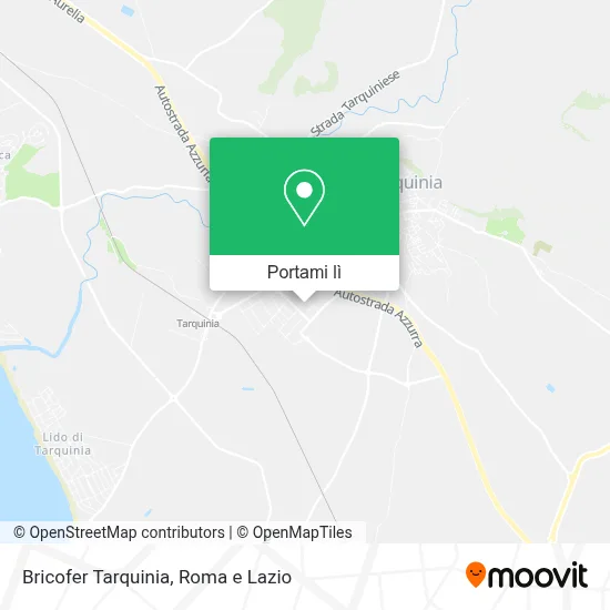 Mappa Bricofer Tarquinia